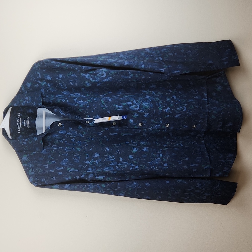 Perry Ellis Motion Mens Dress Shirt